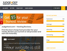 Tablet Screenshot of judgehost.com